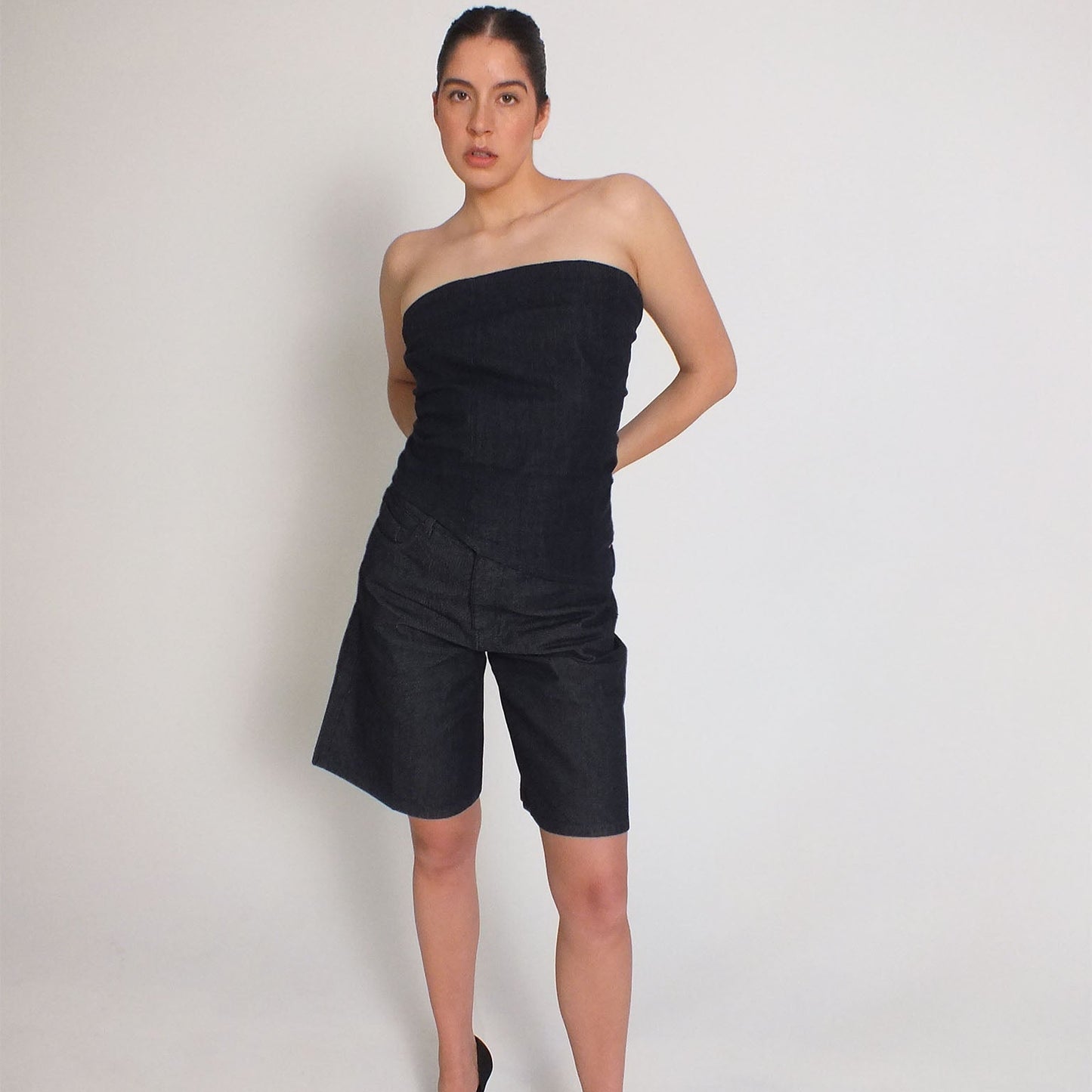 Lotti A-Line Denim Shorts